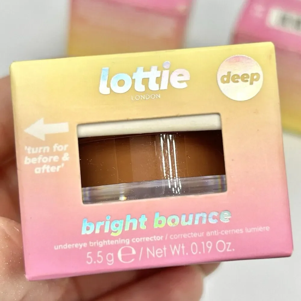 3 Lot LOTTIE Undereye Corrector DEEP Bright Bounce Brightening Cream 0.19oz NEW